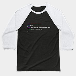 Doctor Main {Marvel Coding} Baseball T-Shirt